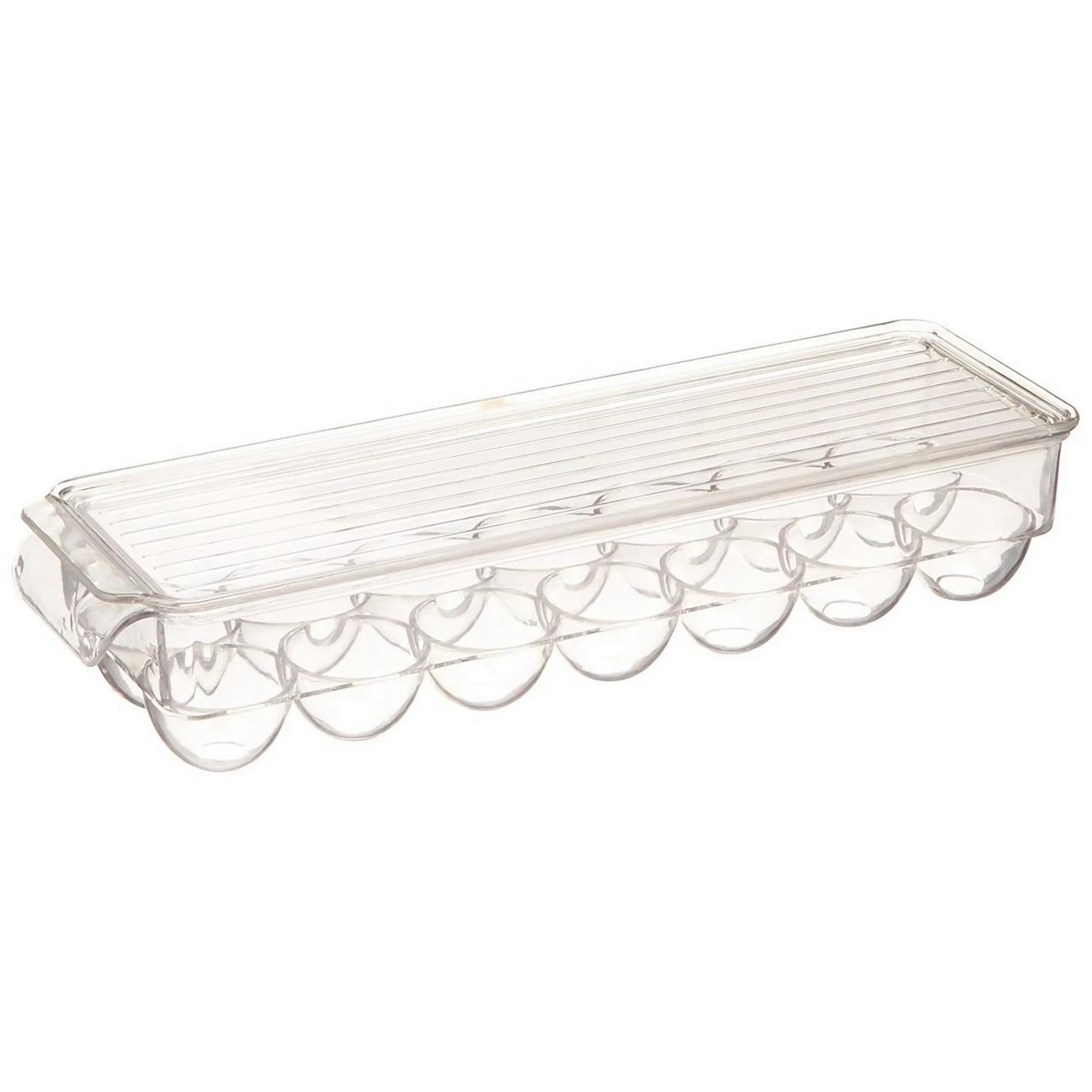 Greenco Stackable Refrigerator Egg Storage Bin With Lid, Stores 14 Eggs, Clear | Walmart (US)