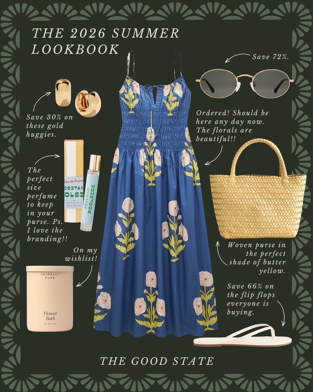 This is lookbook is for the ladies who love a mix of bright colors and happy patterns as well as neutral staples for the everyday. For the one’s strolling down a cobblestone road in their favorite coastal town (if it's in New England or along 30A take me with you!!). For early risers heading off to the Saturday Morning Farmers Market. For the Garden Party goers wearing their favorite gingham dress. This is for the ladies hosting (or attending) their next Sunday Supper Club. For the brunch-ers and seaside book readers🤍

This collection is full of seasonal outfit ideas for the summertime girlies embracing light layers, linen, gingham, playful patterns, dainty accessories and of course the ease of a Summer dress and a new pair of sandals.

#LTKSaleAlert #LTKActive #LTKootd