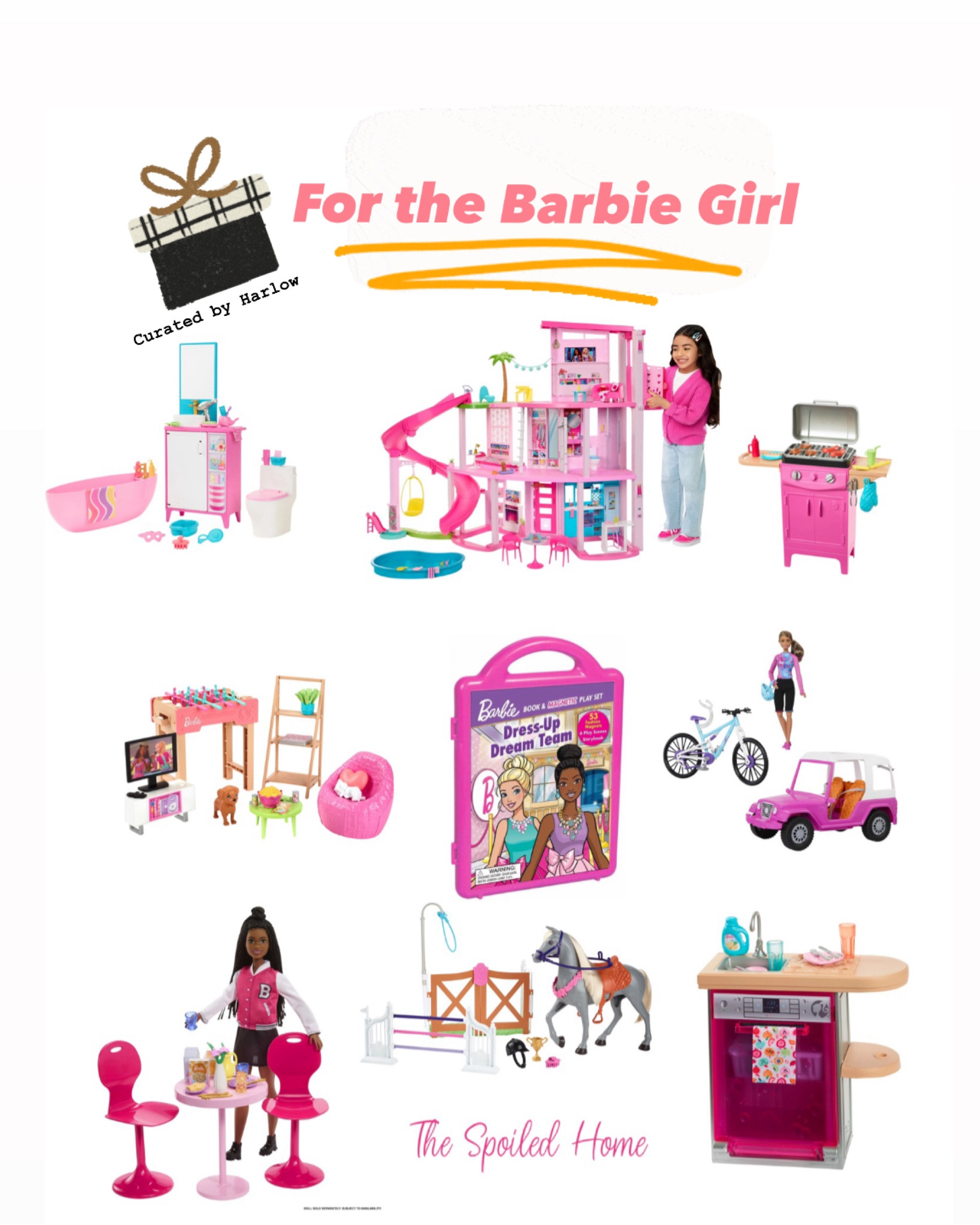 Harlow’s Barbie gift guide picks 

#LTKGiftGuide #LTKHoliday #LTKSeasonal