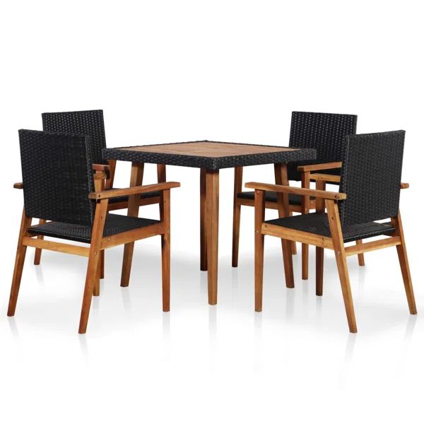 Square 4 - Person Outdoor Dining Set | Wayfair North America