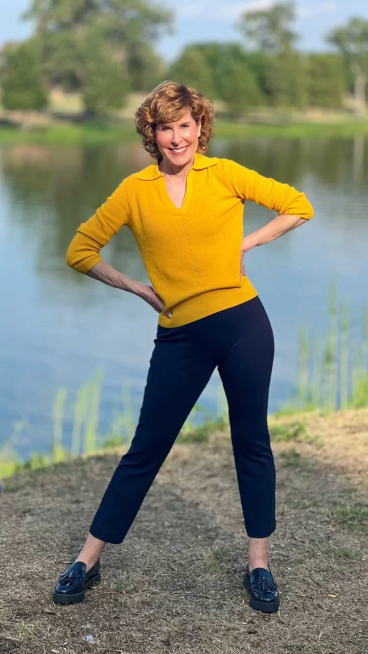 This Johnny Collar sweater has a perfect for fall! It has 3/4 sleeves and comes in 4 colors! I paired it with kick flare knit ankle pants in navy. It’s all on sale for 25% off right now!

I finished off with  navy blue patent tassel loafers.

On emptynestblessed.com, we’re running down the 5 must-have trends for FALL 2023. Head to the blog for all the scoop! 

#LTKshoecrush #LTKSeasonal #LTKsalealert