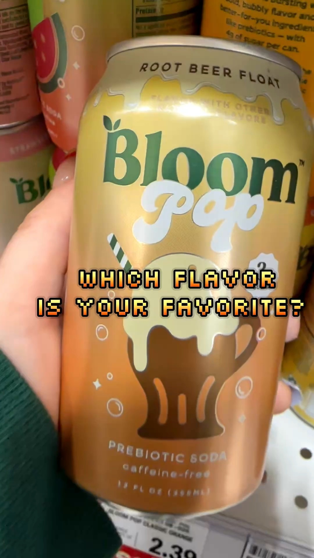 Bloom Pop Prebiotic Soda is a healthy soda alternative with gut support from Bloom Nutrition. On sale now. What is your favorite flavor? Mine is watermelon lime! 
#bloompopsoda #prebioticsoda #healthysoda #gutsupport #bloomnutrion

#LTKfoodie #LTKSaleAlert #LTKdayinmylife