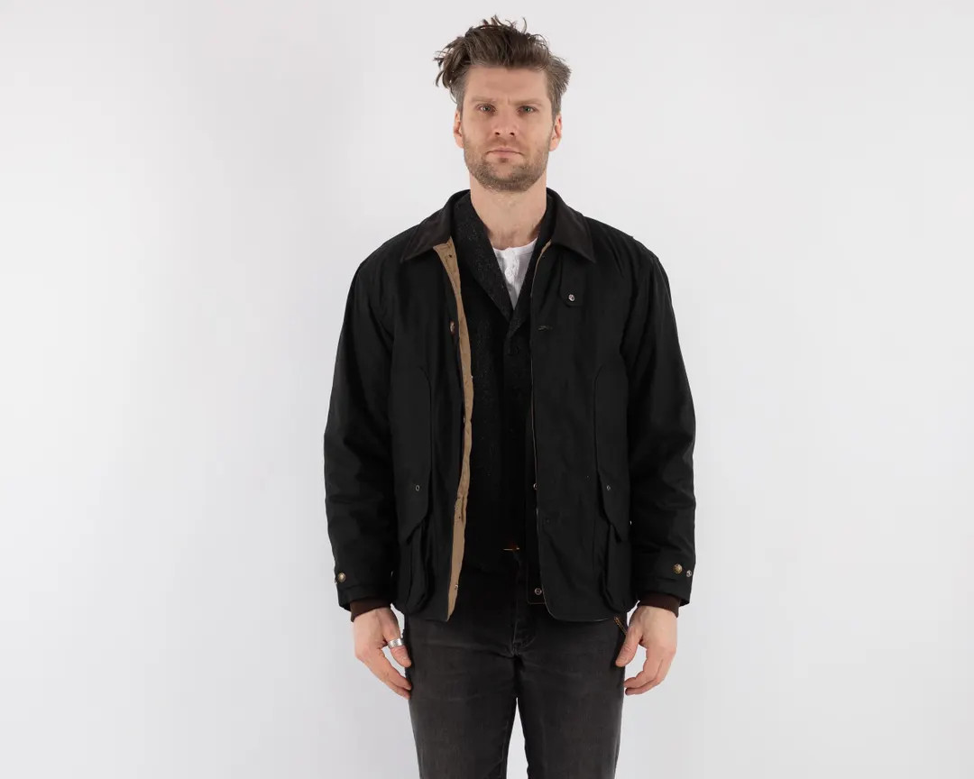 Vintage Filson Wax Jacket, Men Size M Vintage Wax Jacket, Filson Field Jacket, Heritage Outerwear... | Etsy (US)