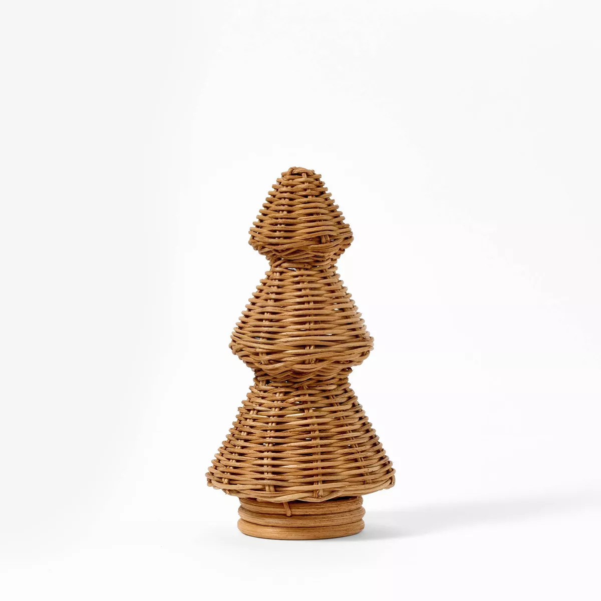 Small Rattan Basket Weave Christmas Tree - Threshold™ designed with Studio McGee | Target
