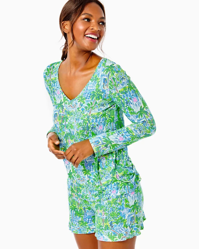 Pajama Knit Long Sleeve Top | Lilly Pulitzer | Lilly Pulitzer