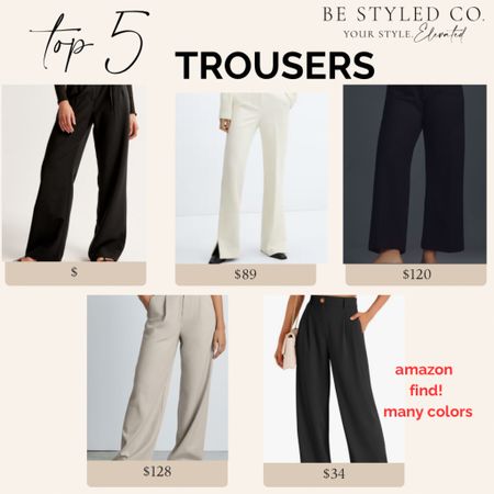 Favorite trousers for spring 2024 

#LTKSpringSale #LTKfindsunder100 #LTKworkwear