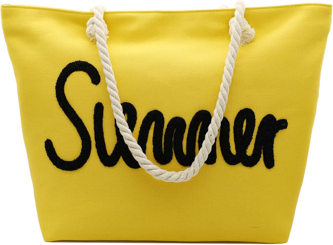 Extra Large Beach Bags for Women Waterproof Beach Bags and Totes With Zipper Travel Daily Tote Ba... | Amazon (US)