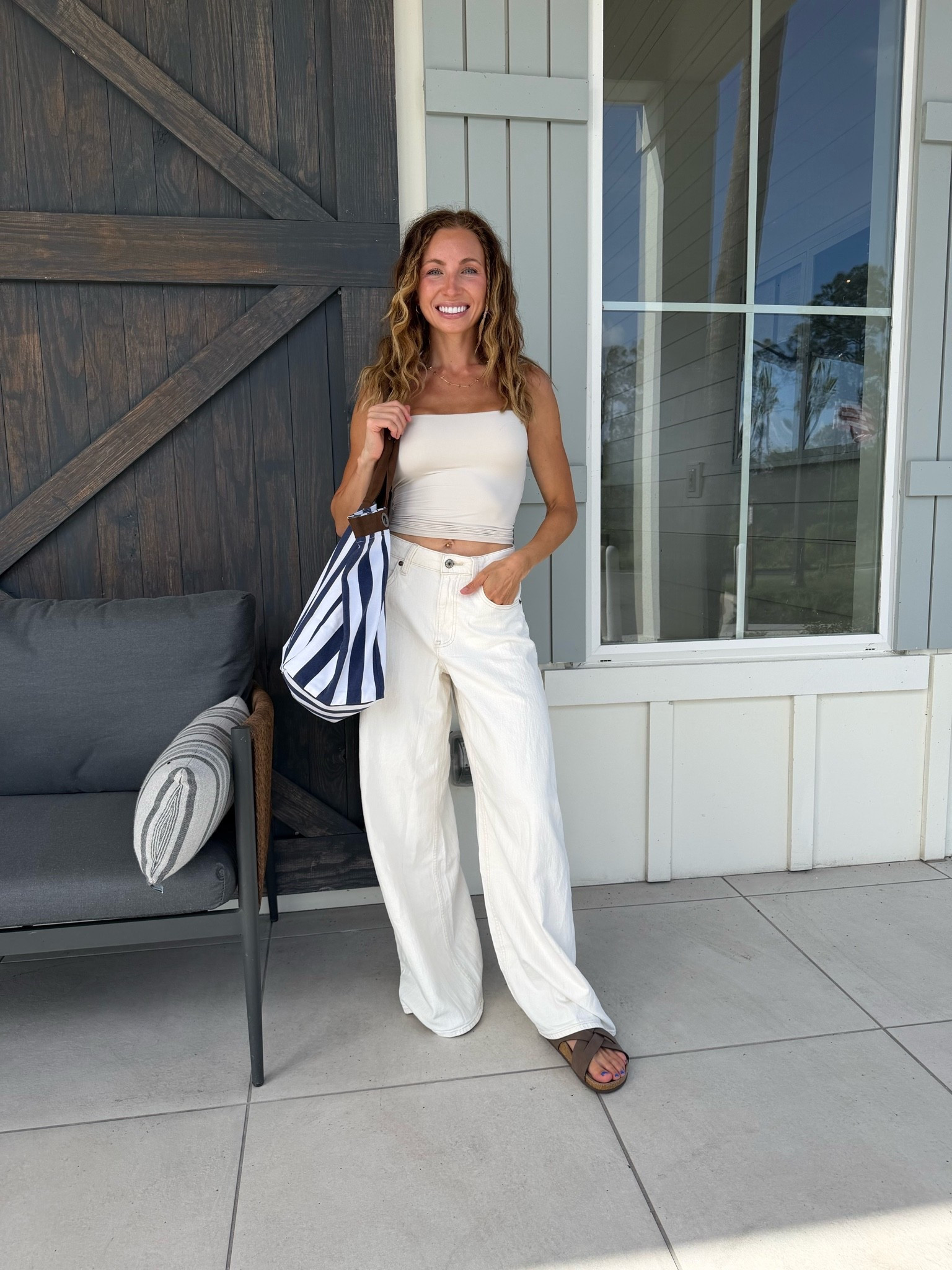 The perfect summer vacation outfit!! Wear size 24 in the Abercrombie pants (ON SALE)  and XS in the Amazon tank.

#LTKootd #LTKSaleAlert #LTKmomlife