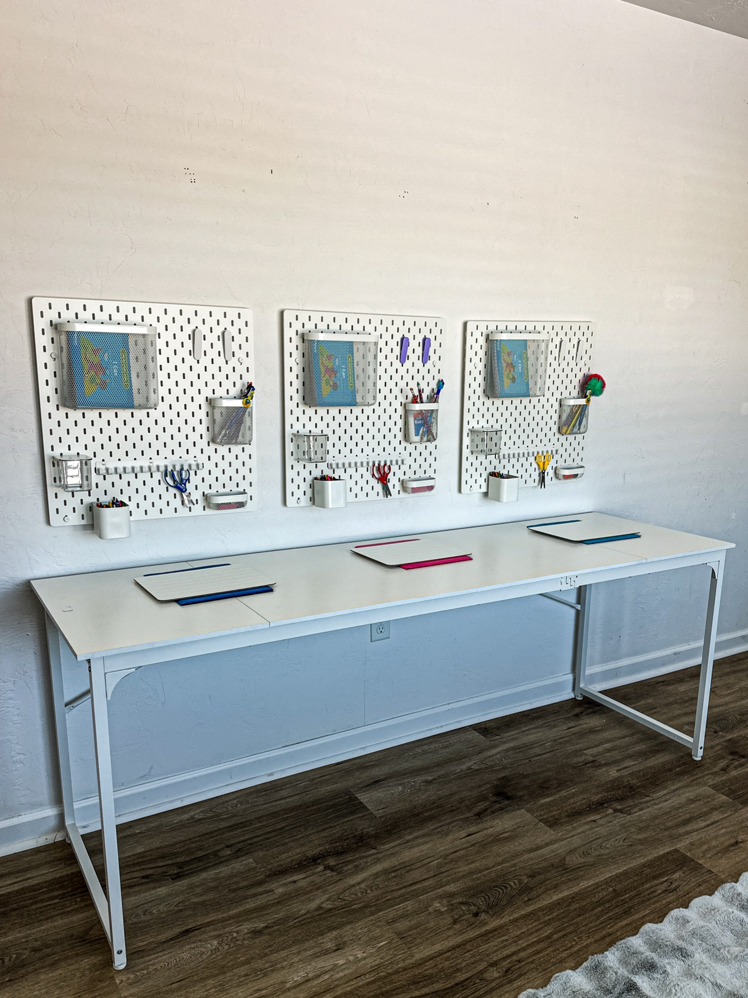 Triplet’s school workstation 

#LTKKids #LTKHome