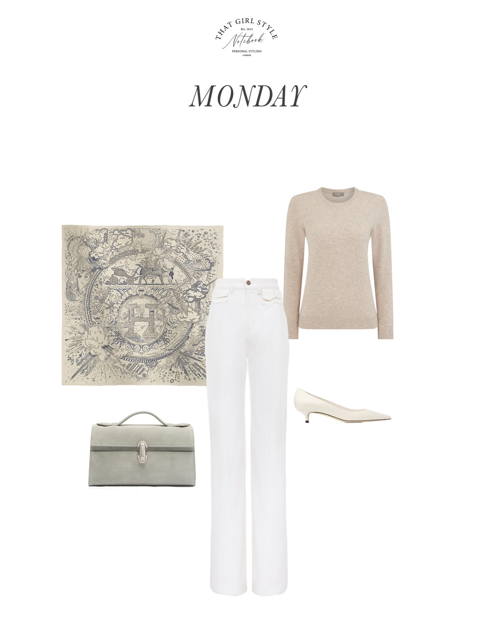 Look 57 | Jumper N.Peal, Trousers Chloé, Bag Savette, Heels Jimmy Choo, Scarf Hermès

#LTKautumn #LTKstyletip #LTKluxury