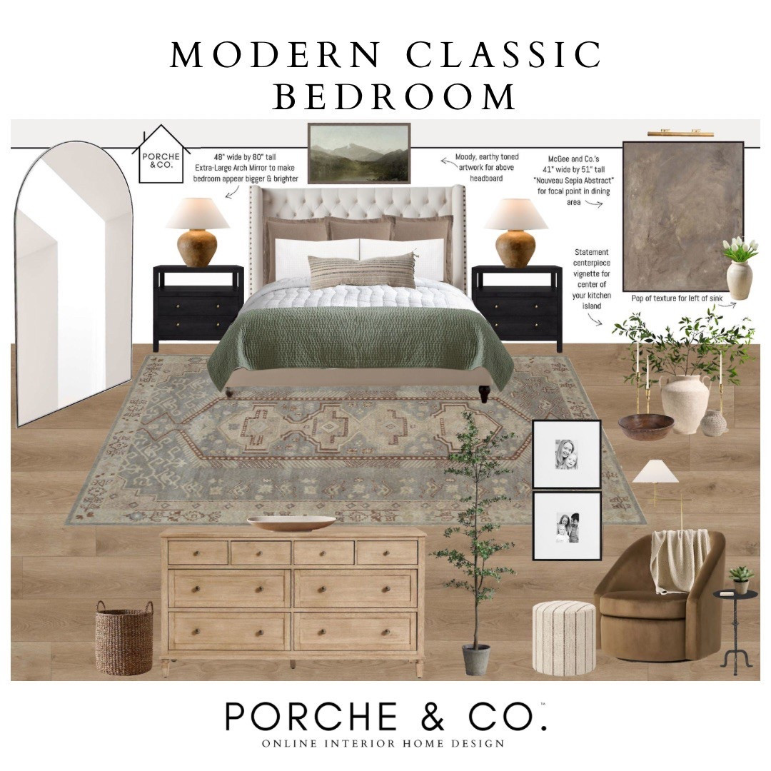 Moody design, modern classic bedroom, bedroom styling, pottery barn, McGee & Co
#visionboard #moodboard #porcheandco

#LTKHome #LTKStyleTip