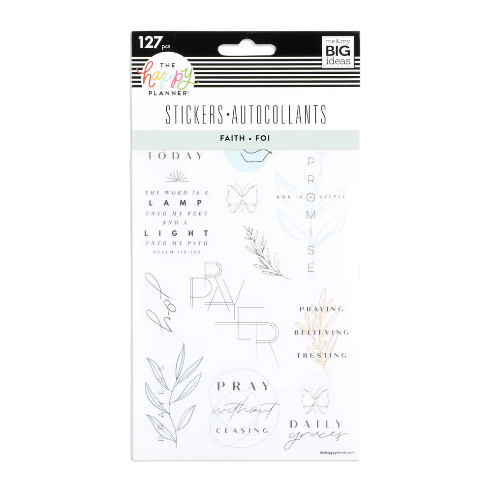 Simple Faith - 5 Sticker Sheets | Happy Planner