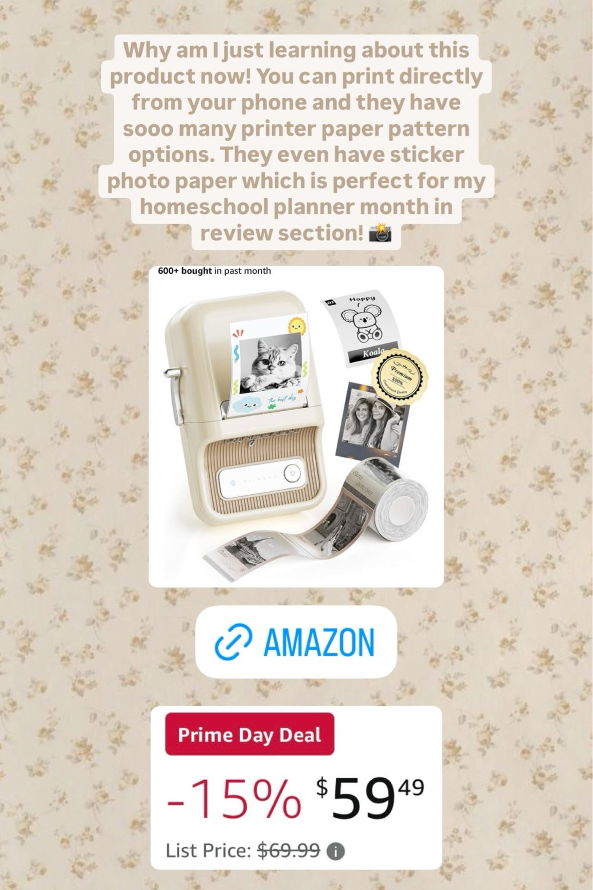 Amazon prime deal perfect for homeschooling mama documenting the beautiful journey! 🤍🤍🤍

#LTKFindsUnder100 #LTKSaleAlert #LTKHome