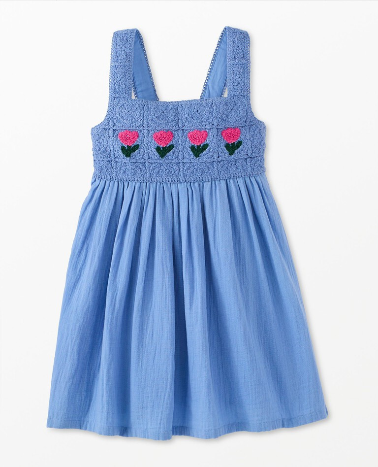 Muslin Crochet Dress | Hanna Andersson