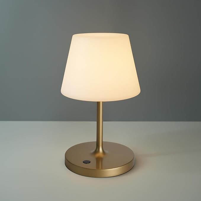 Outdoor Battery Operated Table Lamp Waterproof, 4000mAh Cordless Table Lamp Rechargeable, Touch D... | Amazon (US)