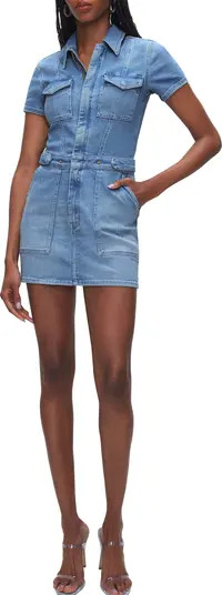 Fit for Success Denim Utility Dress | Nordstrom