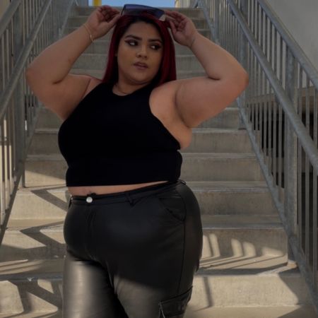 All black casual style everyday curvy look wearing size 2xl

#LTKstyletip #LTKcurves #LTKfit