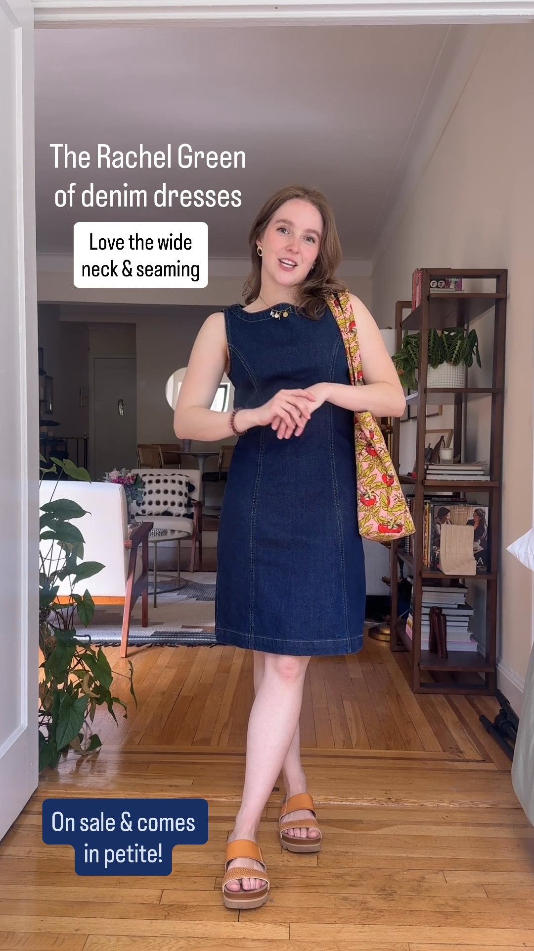 Dark denim dress on sale. Wearing 0 (I’m 5ft 2) on sale 

#LTKSeasonal #LTKSaleAlert