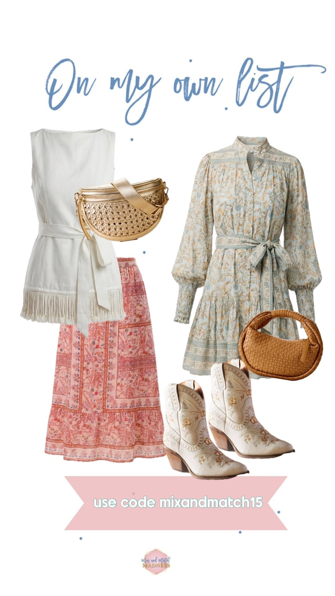 Swooning over these new pieces from Cleobella! 

Use code mixandmatch15 for 15% off

 

#LTKdayinmylife #LTKmomlife #LTKOver40