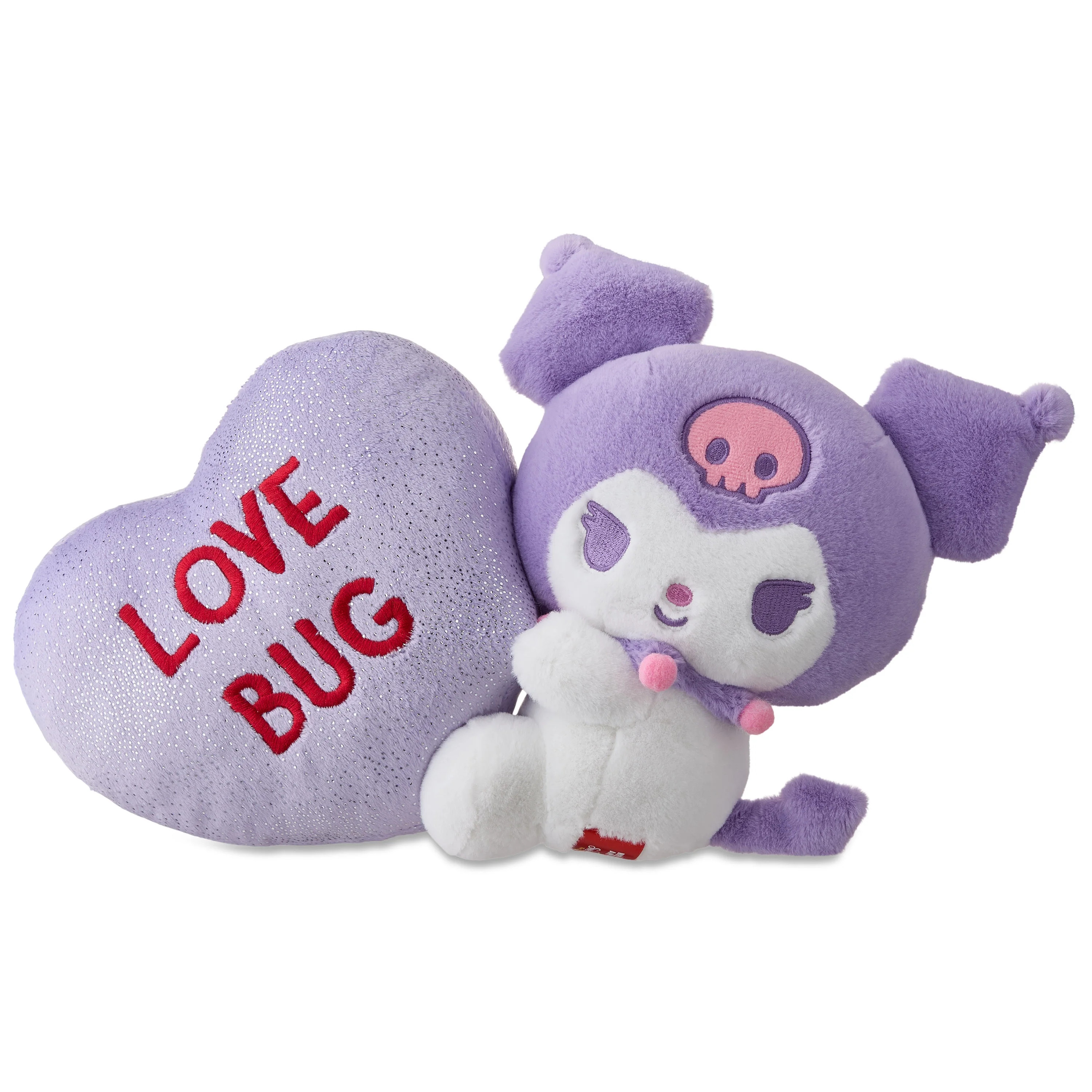 8" Sanrio Kuromi™ Sweethearts Purple Plush Heart | Walmart (US)