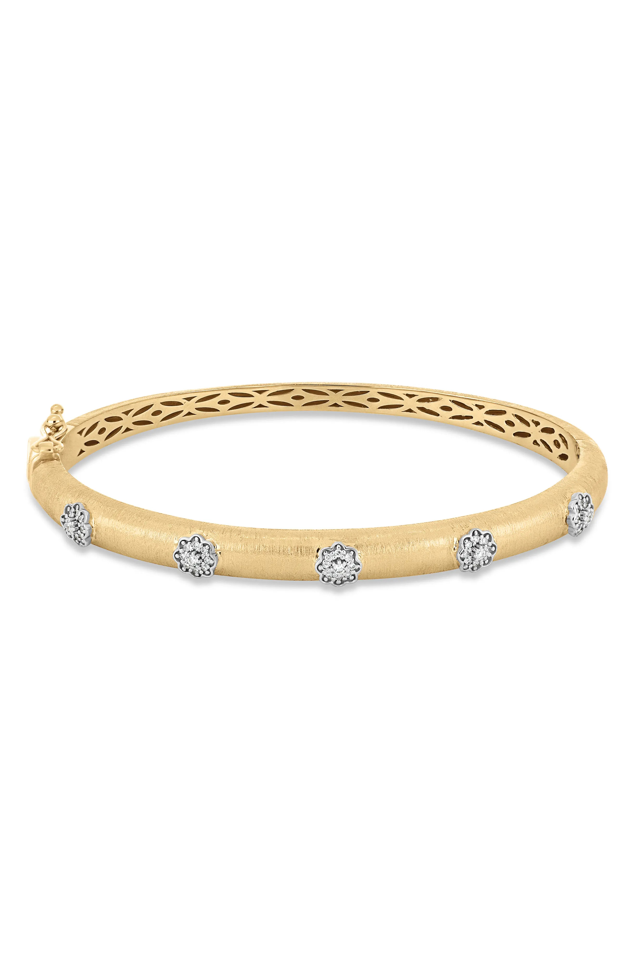 Bony Levy Cleo El Mar Bangle Bracelet in 18K Gold at Nordstrom, Size 7 | Nordstrom