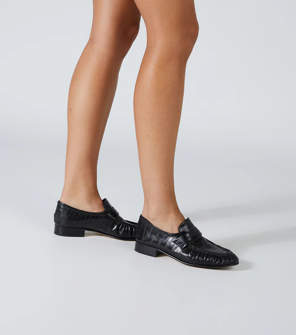 Gatsby Black Anguille Flats | Casual Shoes | Tony Bianco USA | Tony Bianco US