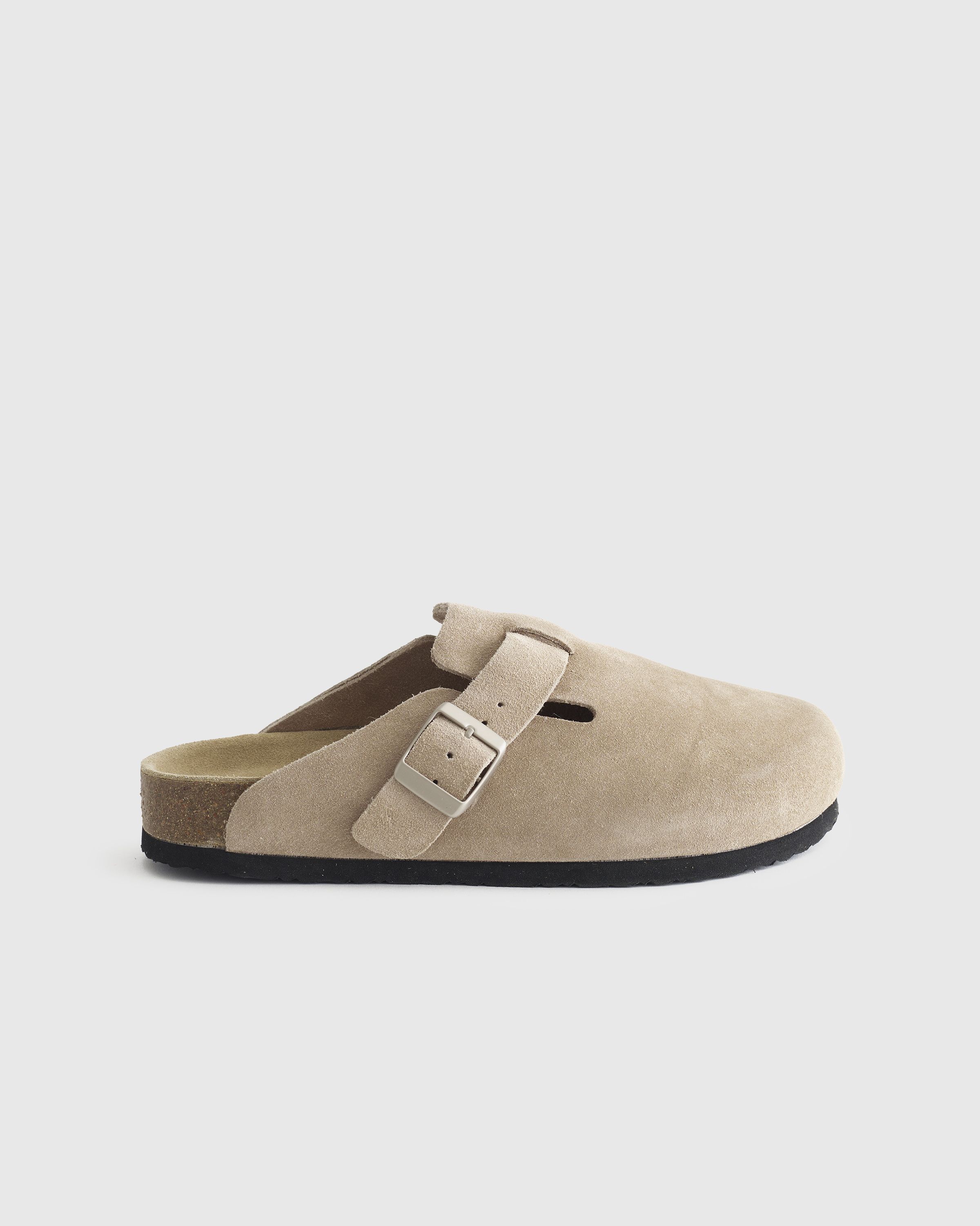 Water Repellent Suede Clog Mule | Quince