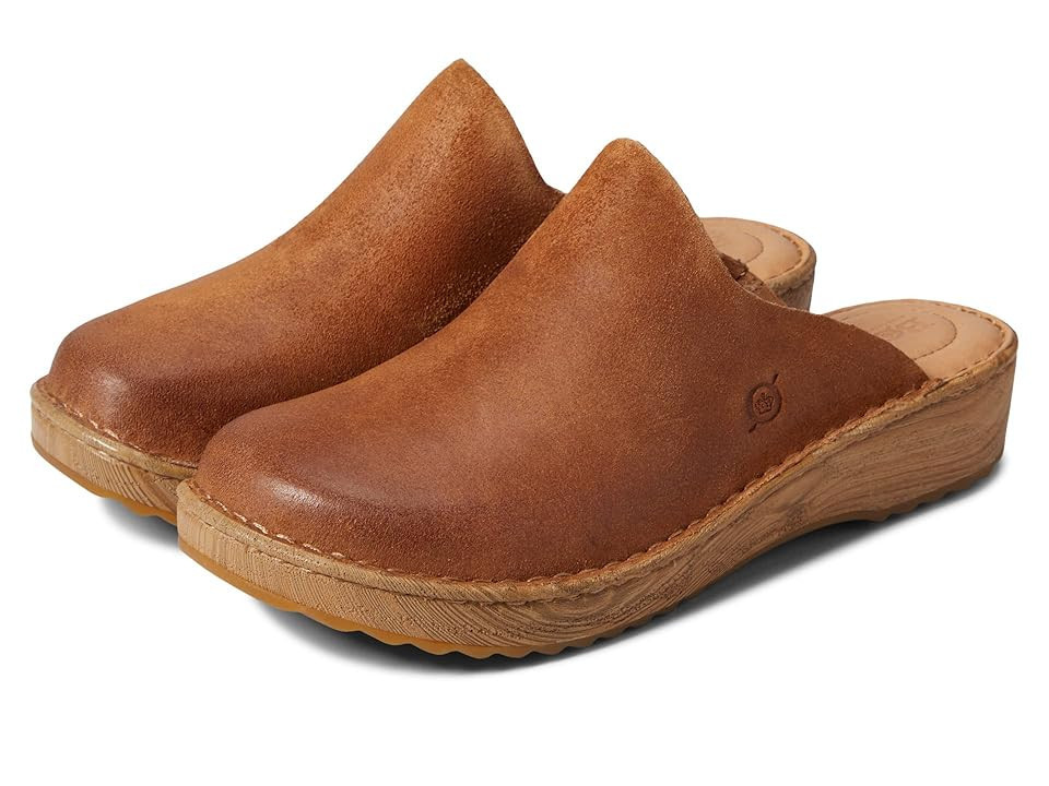 Born Andy (Tan Distressed) Women's Clog/Mule Shoes | Zappos