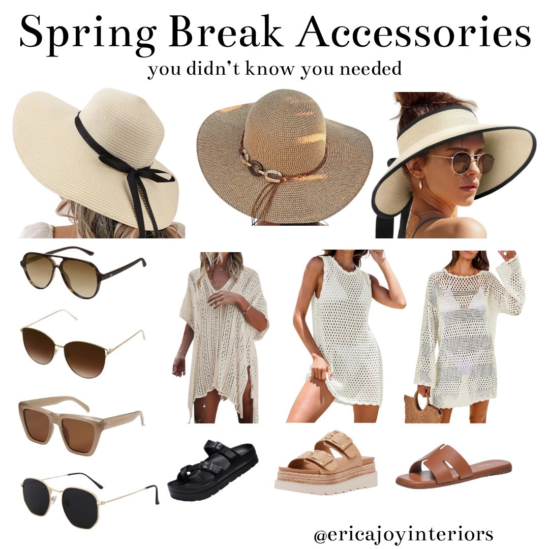 The spring break accessories you don’t want to forget for your vacation! #springbreakfinds #springbreakaccessories #travelfinds

#LTKTravel #LTKSeasonal