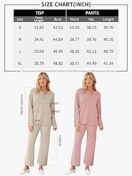 LILLUSORY Women's 2 Piece Lounge Sets Oversized Slouchy Matching Sets Cozy Knit Sets | Amazon (US)