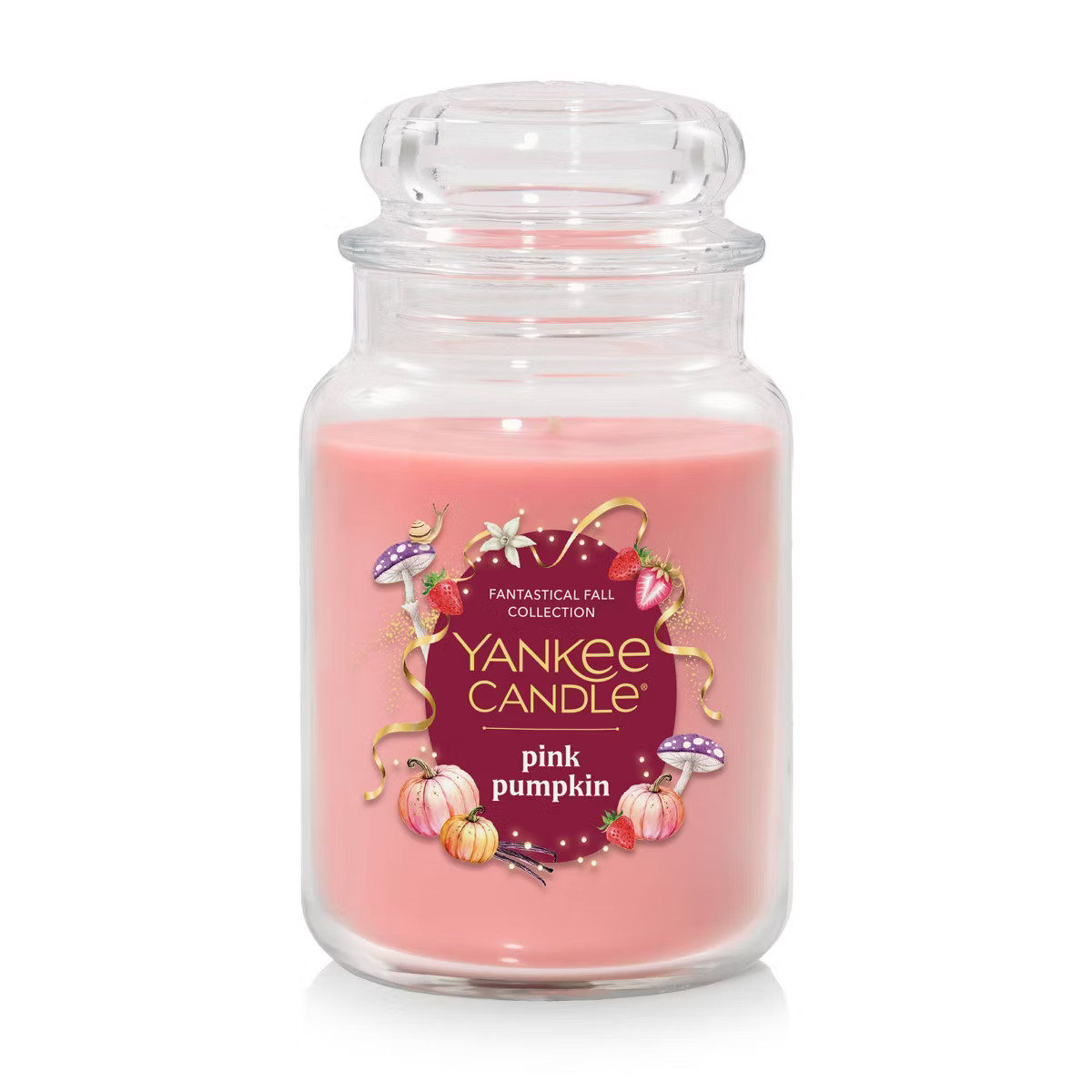 Original Large Jar Pink Pumpkin Candle 22oz - Yankee Candle | Target