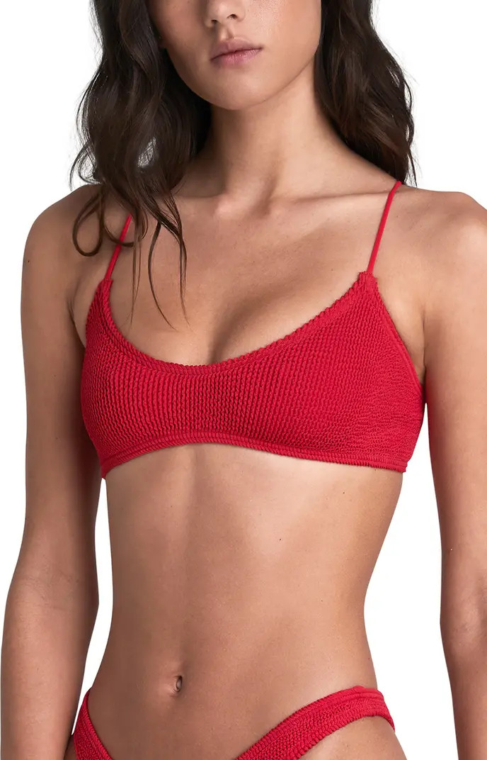 The Selena Rib Bikini Top | Nordstrom