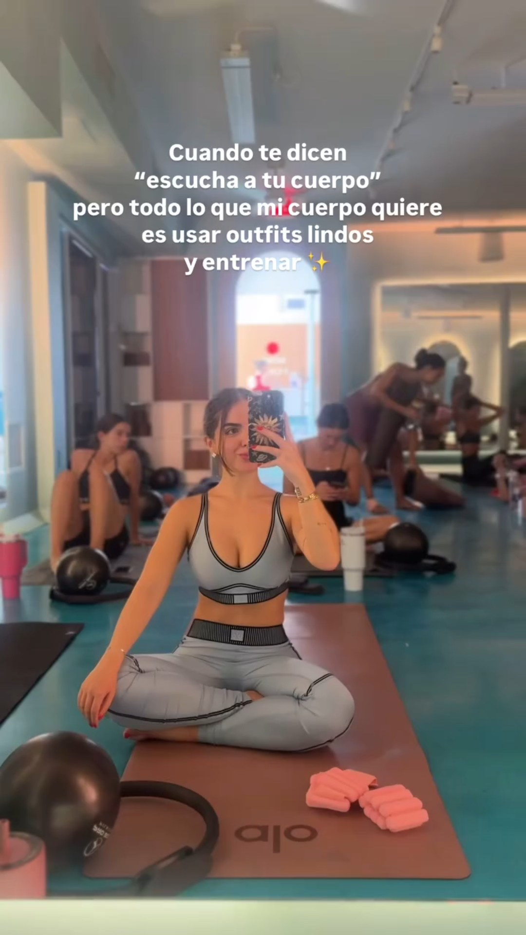 estoy escuchando mi cuerpo 🤌🏼✨🤭 #matpilatesclass #miamipilates #listentoyourbody #pilatesworkout #pilatesprincess