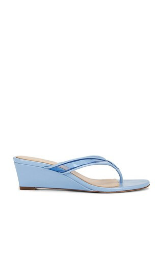 Veronica Beard Clea Wedge Sandal in Baby Blue. - size 9.5 | Revolve Clothing (Global)