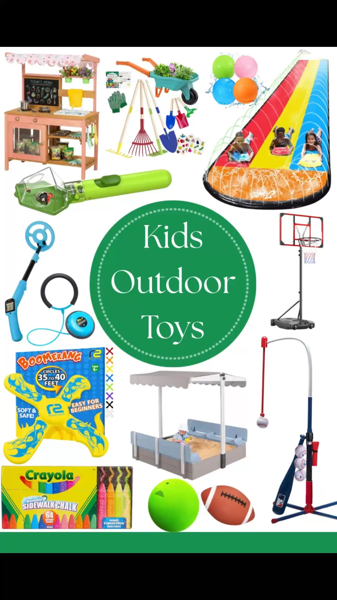 Soaking up sunshine and making memories with our favorite kids outdoor toys! From splash pads and water tables to ride-on toys, bubble machines, and backyard playsets, these are the must-haves for endless summer fun. Perfect for toddlers and big kids alike, these outdoor toys keep little ones active, entertained, and off screens. Whether you’re creating the ultimate backyard playground or just adding a few fun pieces for outdoor play, these picks are mom-approved, durable, and guaranteed to bring smiles all season long. Outdoor play has never been this easy (or this fun)!

kids outdoor toys, toddler outdoor toys, backyard toys for kids, summer toys for kids, water toys, splash pad, water table, kids playset, outdoor play ideas, kids activities, toddler activities, backyard fun, ride on toys, bubble machine, kids summer essentials, outdoor toys for toddlers, kids toys for outside, outdoor fun for kids, summer play ideas, backyard playground

#LTKmomlife #LTKActive #LTKKids
