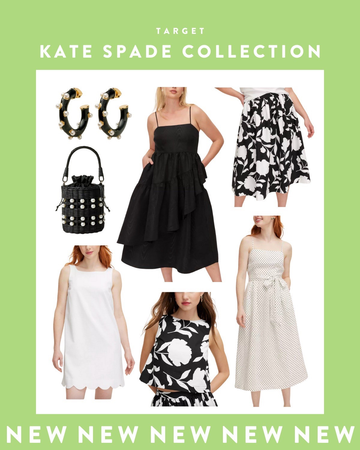 The Kate Spade collection at Target is SO good—you guys, I'm obsessed! The dresses, tops, and skirts are a black-and-white moment of perfection for spring events or vacation vibes. Run, don't walk, because these finds are limited-time only.

#LTKStyleTip #LTKSeasonal #LTKFindsUnder50
