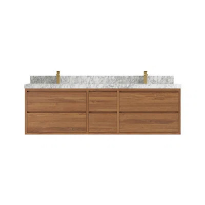 Madison 72'' Double Bathroom Vanity with Top | Wayfair North America