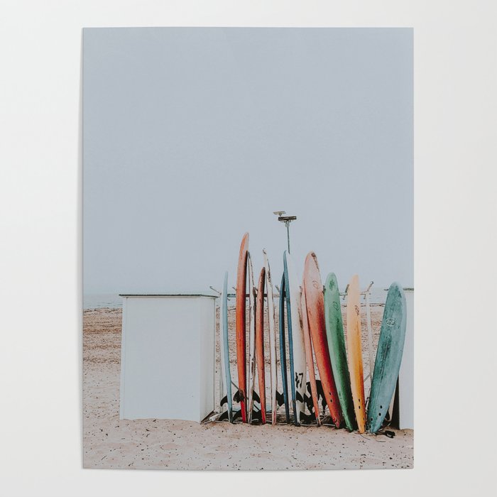 lets surf xxxiii / santa barbara, california Poster | Society6