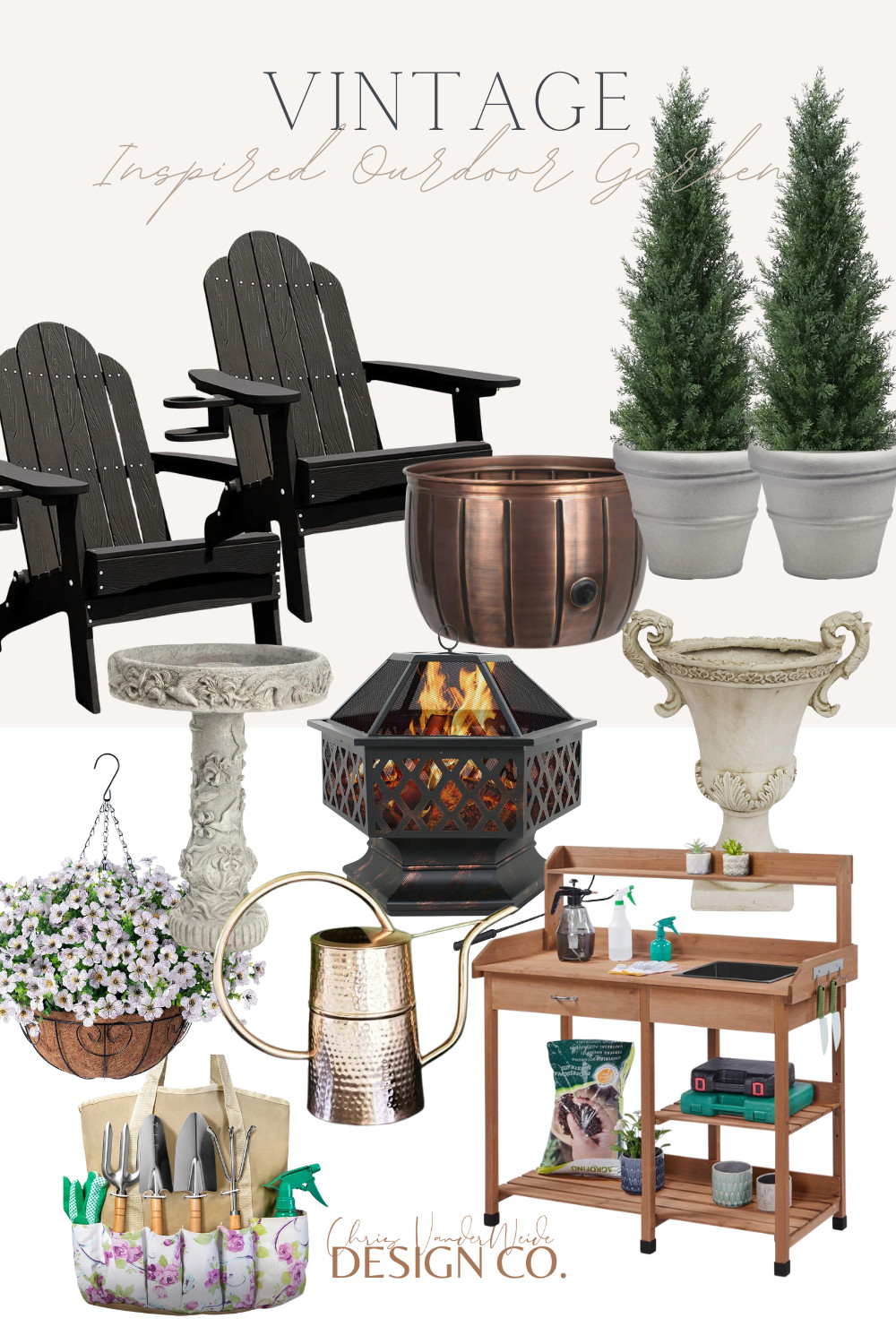 Outdoor cottage style garden  

 #LTKSeasonal #LTKHome #LTKFindsUnder100