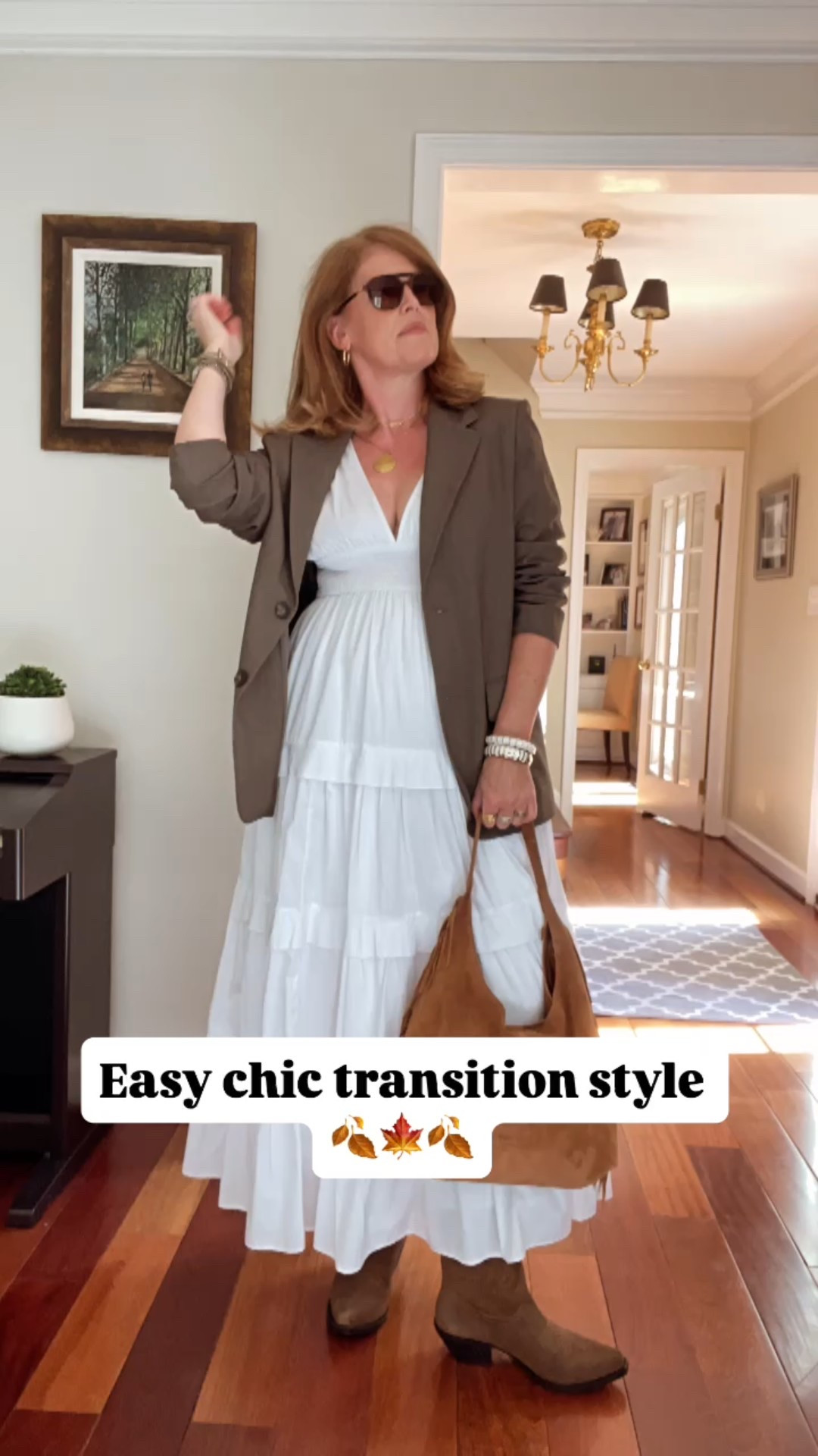 Easy chic transition from summer to fall 🍂🍁🍂

#LTKFindsUnder100 #LTKStyleTip #LTKMidsize