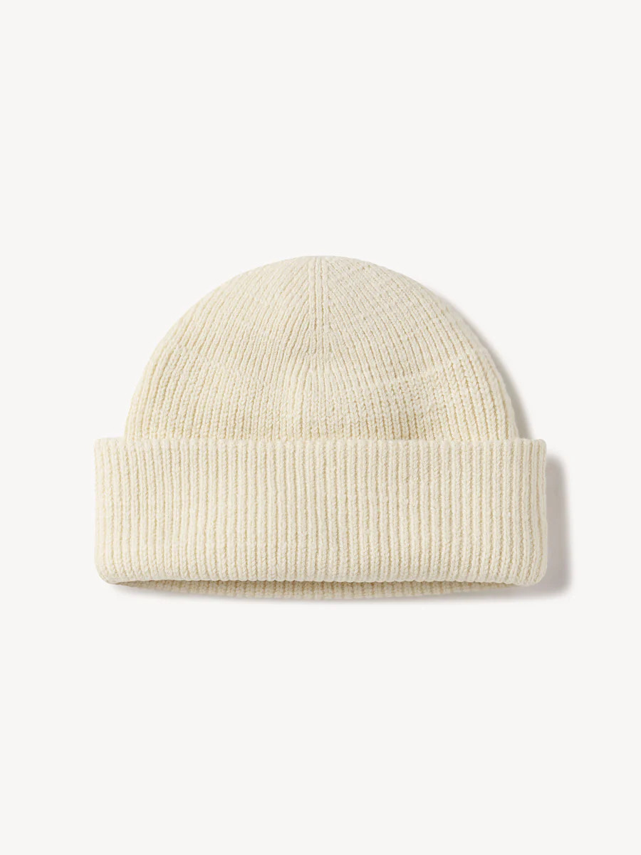 Vintage Ivory Seafarer Cotton Beanie | Buck Mason