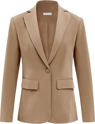 Cicy Bell Womens Blazers Open Front Long Sleeve Suit Jackets Business Casual Outfits | Amazon (US)