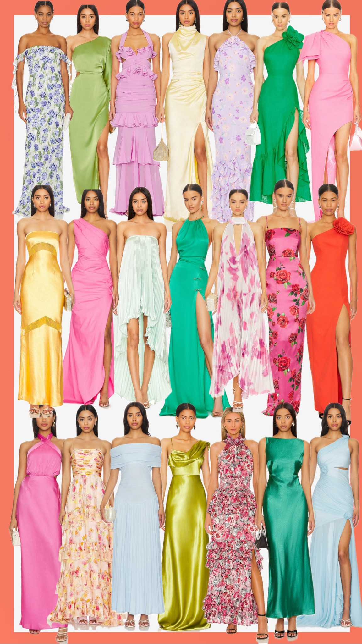 Formal summer wedding guests dresses!🍋🛥️🍊

#LTKSeasonal #LTKItBag #LTKWedding