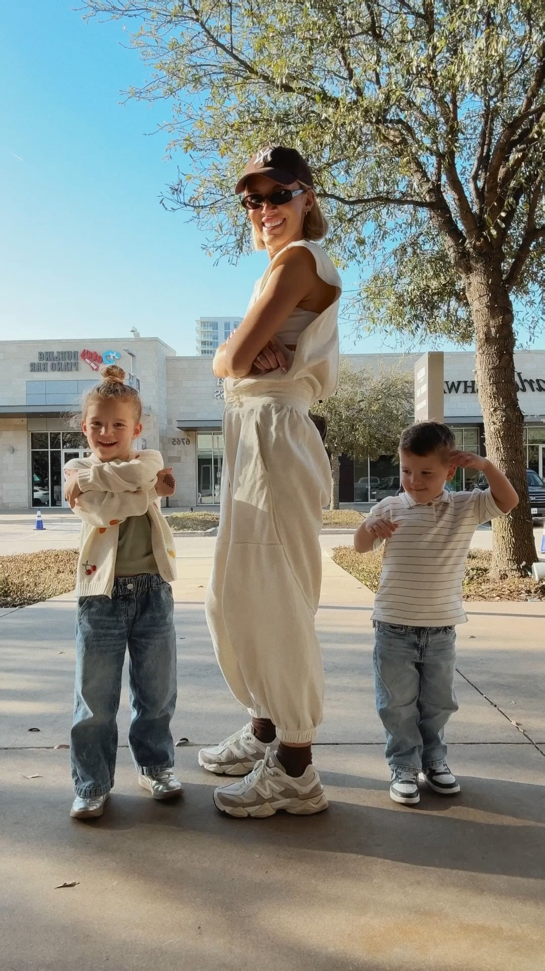 they love these little outfit check videos 🥰  all of our outfit deets linked! 

free people jumpsuit, FP movement, activewear, mom style, toddler fashion 

#LTKFamily #LTKKids