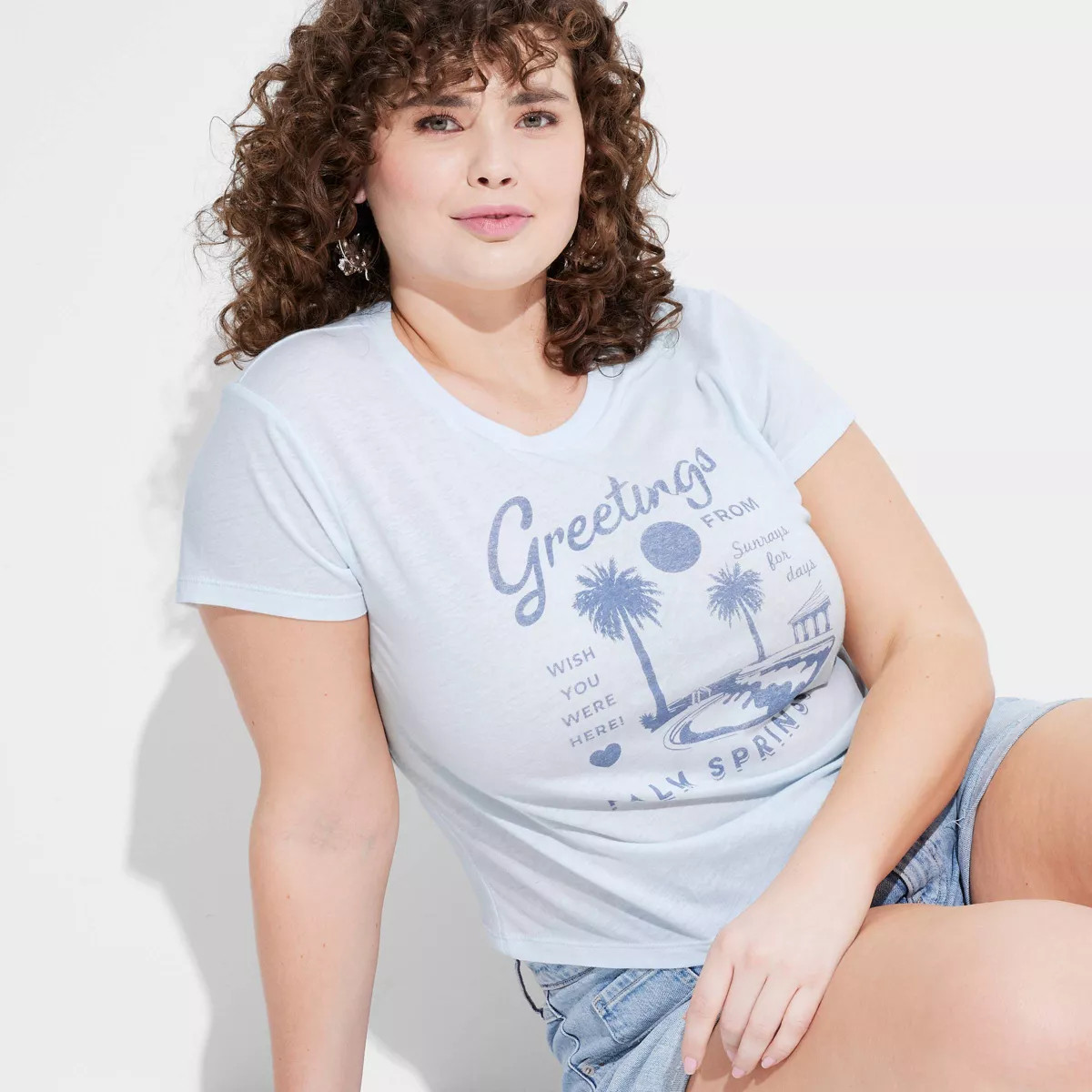 Women's Short Sleeve Graphic Baby T-Shirt - Wild Fable™ | Target