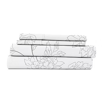 Casual Comfort™ Premium Ultra Soft Vine Pattern Microfiber Wrinkle Free Sheet Set | JCPenney