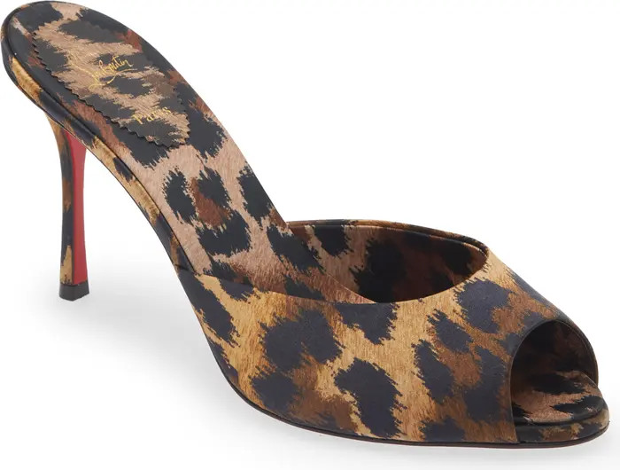 Me Dolly Peep Toe Slide Sandal (Women) | Nordstrom