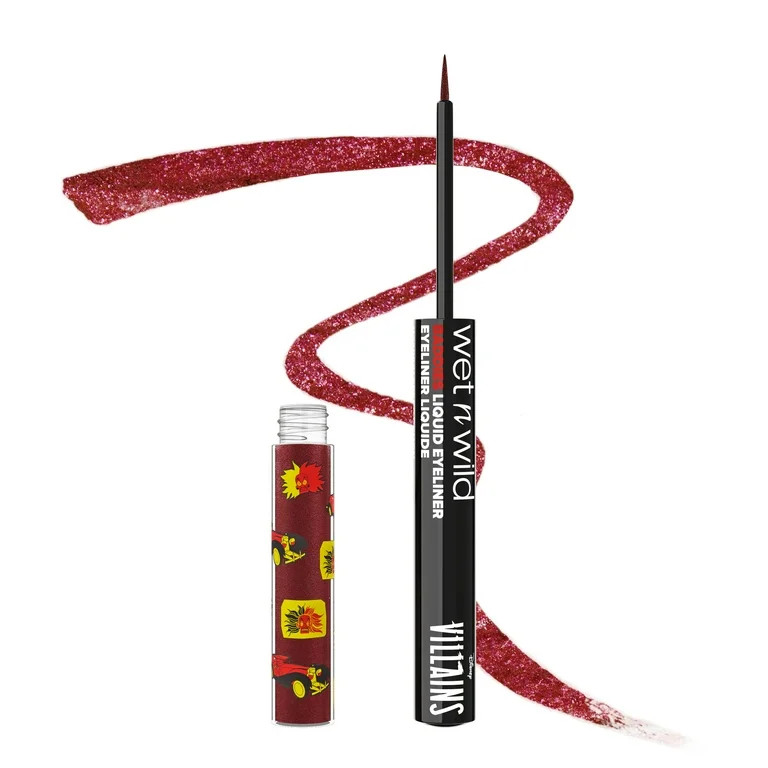 Wet N Wild Disney Villains Baddies Liquid Eyeliner in Speed Demon - 0.07 Fluid Ounces | Walmart (US)