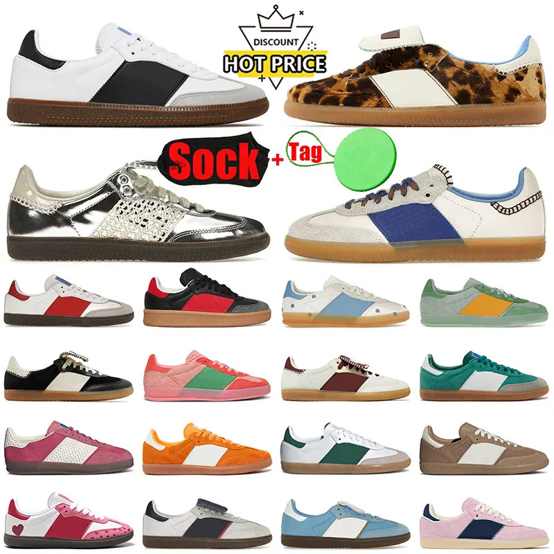 2024 Fashion Pony Leopard Print Shoes Designer Sporty Rich Men Womes Classic Pink Velvet Black Wh... | DHGate