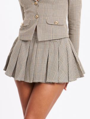 Women Oaklyn Plaid Pleated Mini Skort | Macy's